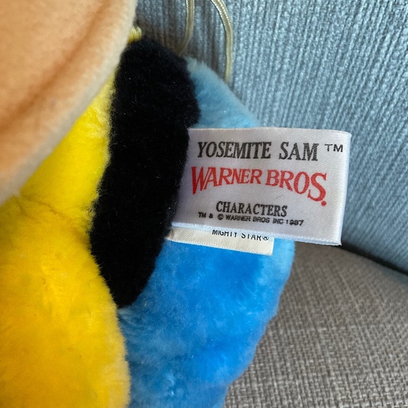 Yosemite Sam 10.5” Plush Doll 1987 Warner Bros. Looney Tunes - Picture 10 of 16